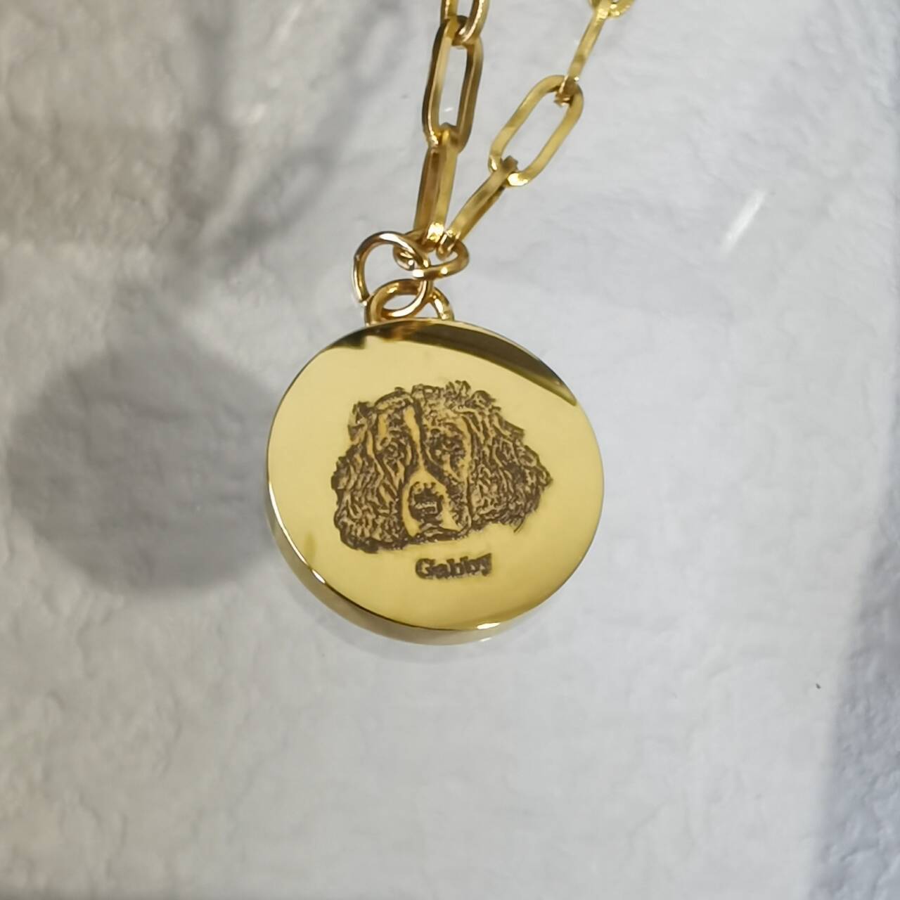 Custom Pet Face Daisy Necklace™