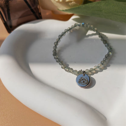 Labradorite Energy Bracelet (Personalized Pet Portrait)