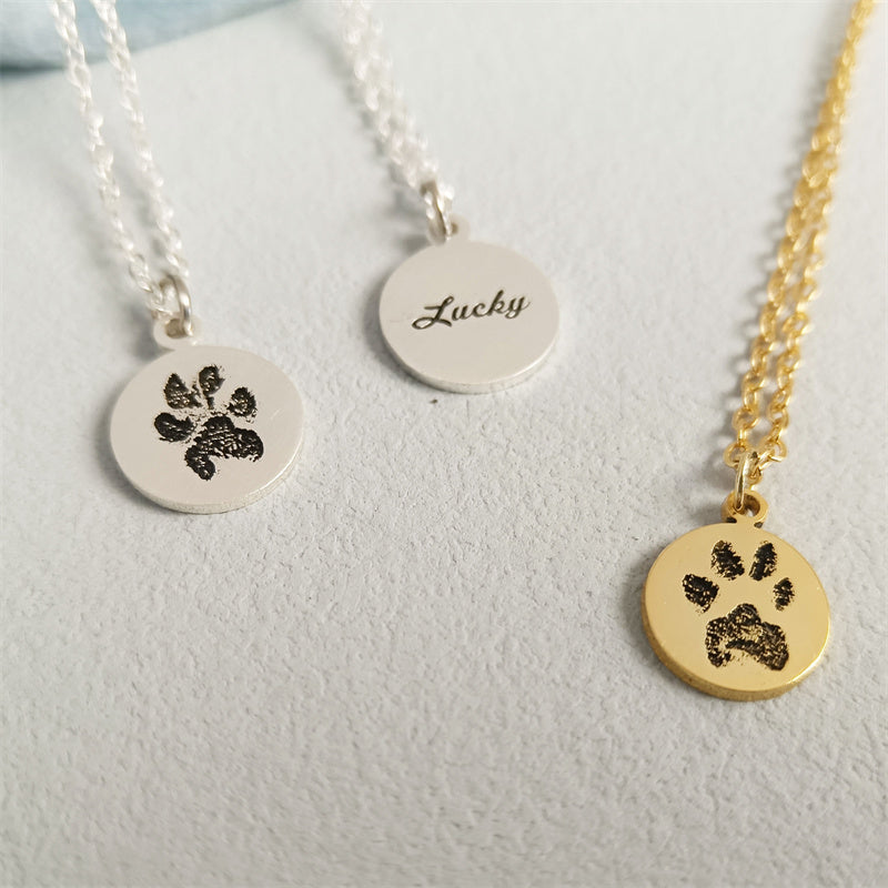 Personalized Pet Pawprint Necklace™