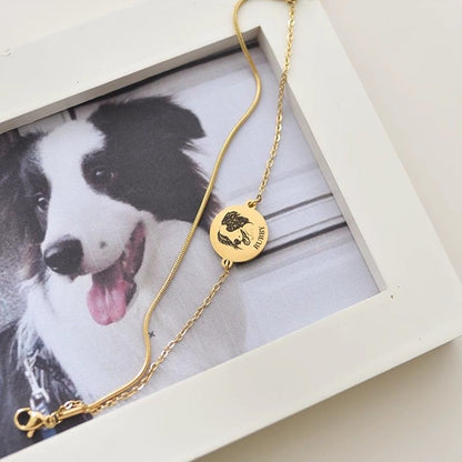 Custom Pet Portrait Bracelet